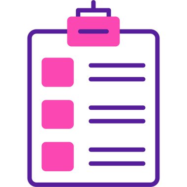 Pano simgesi, vektör illüstrasyonu