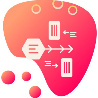 Beyin beyin simgesi pürüzsüz bir şekilde