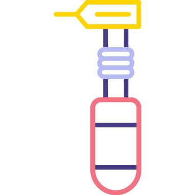 Çizgi film simgesinin vektör çizimi