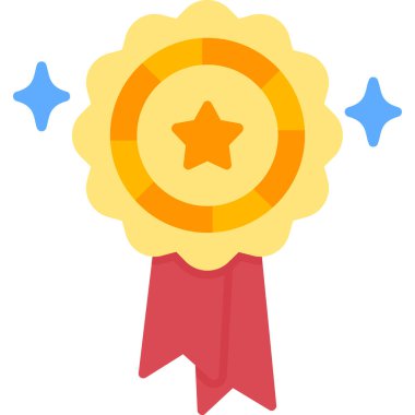 Ödül. Web simgesi basit illüstrasyon