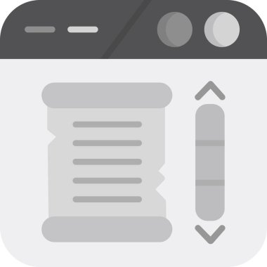 belge simgesi. vektör illüstrasyonu