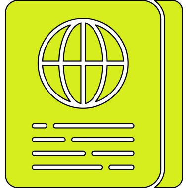 Küresel simge vektör illüstrasyonu