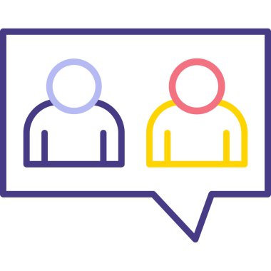 İnsanlarla konuşma kabarcıkları