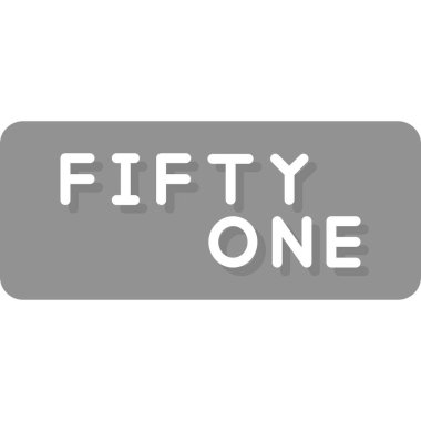 Beyaz arkaplanda 6 numaralı simge izole edildi