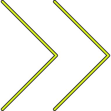 Ok. Web simgesi basit illüstrasyon