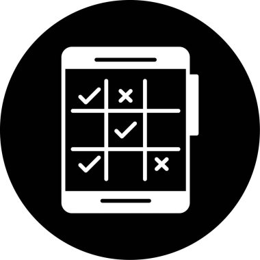 kontrol listesi simgesi, basit vektör illüstrasyonu