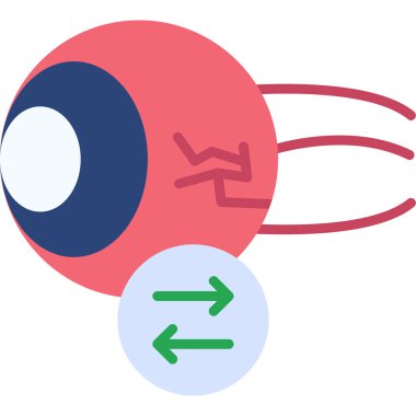 Yeşil toplu kırmızı bir çizgi romanın vektör çizimi. vektör illüstrasyonu