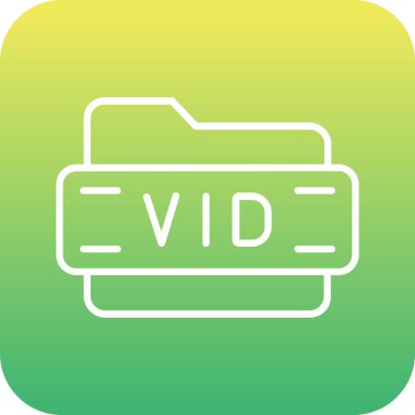 İllüstrasyon video kartı simgesi