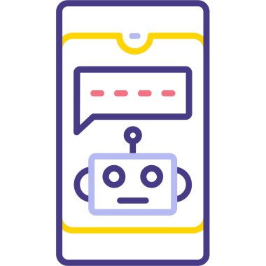 Sohbet mesajı. Basit tasarım