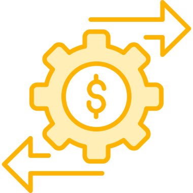 Para için. Web simgesi basit illüstrasyon