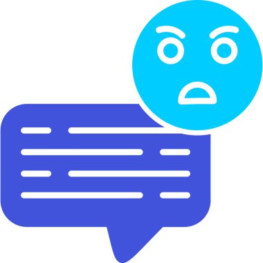 Mesaj var. Web simgesi basit illüstrasyon