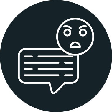 konuşma simgesi vektör illüstrasyonu