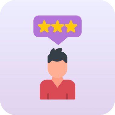 Geri bildirim simgesi. vektör illüstrasyonu