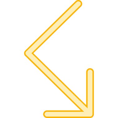 Ok. Web simgesi basit illüstrasyon