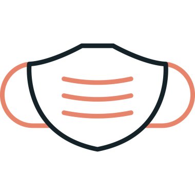 Koruma düz vektör simgesi