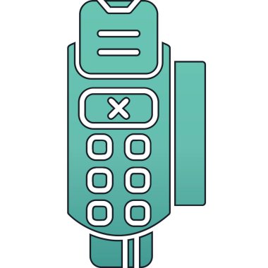 Telefon ikonu. Vektör çizimi. telefon