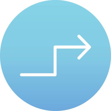 ok simgesinin vektör illüstrasyonu