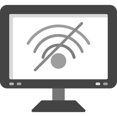 Wi-Fi sembollü bilgisayar