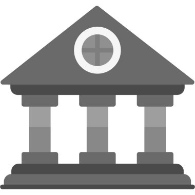 Banka binası. vektör illüstrasyonu