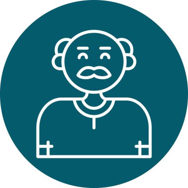 man simgesi vektör illüstrasyonu