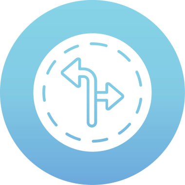 Bir ok simgesinin vektör illüstrasyonu