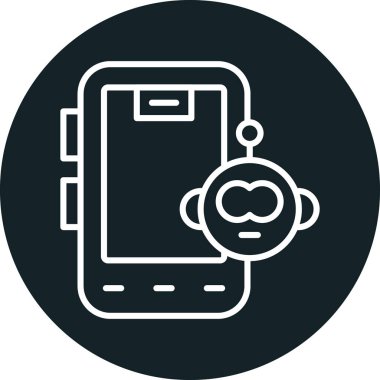 mobil simge vektör illüstrasyonu