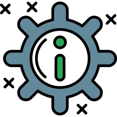 Teçhizat Web simgesi basit illüstrasyon