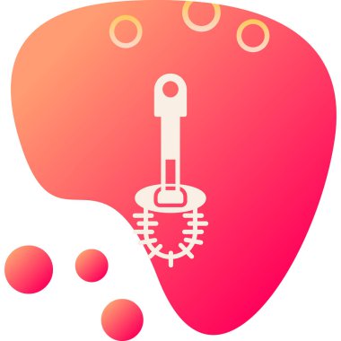 Modern b 'nin vektör illüstrasyonu beynin ikonundan yoksun