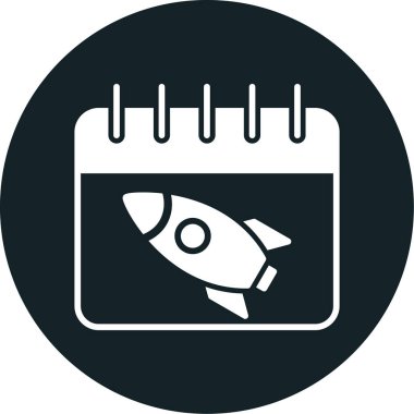 vektör Takvimi Simgesi illüstrasyonu