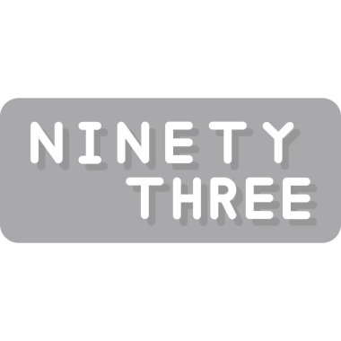 Beyaz arka planda 3 numara. vektör illüstrasyonu