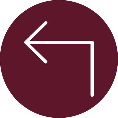 yön ikonu vektör illüstrasyonu