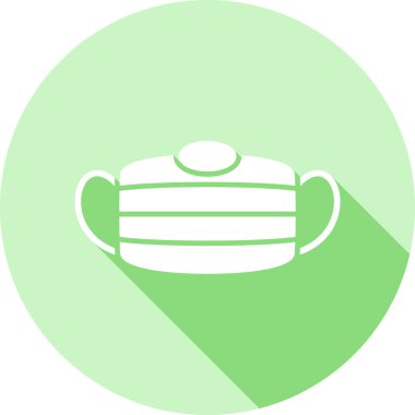 çaydanlık simgesi, illüstrasyon, beyaz arkaplan üzerindeki vektör