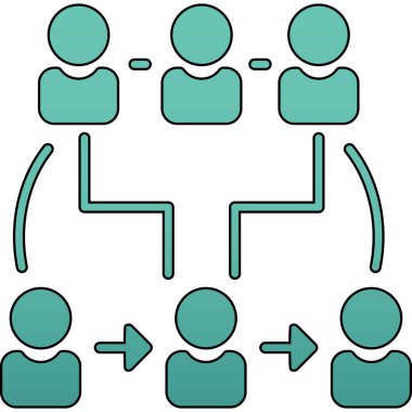 şebeke. Web simgesi vektör illüstrasyonu