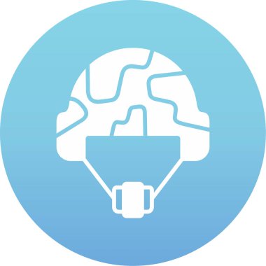 Beyin. Web simgesi basit illüstrasyon