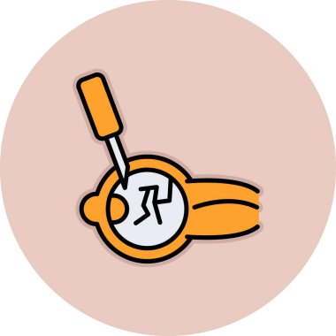 bebek oyuncağı simgesi, çizgi film tarzı