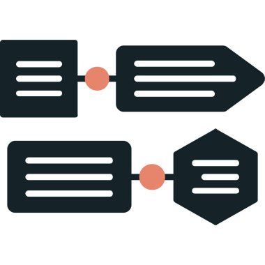 veritabanı simgesinin vektör düz simgesi