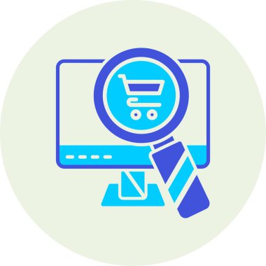 dizüstü bilgisayar alışveriş vektörü resimleme