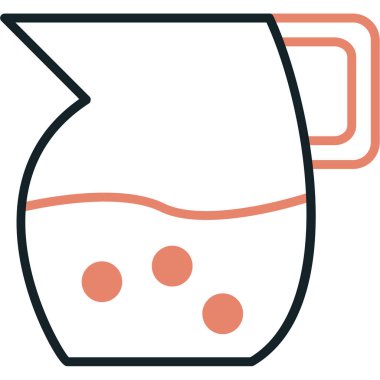 Süt. Web simgesi basit illüstrasyon