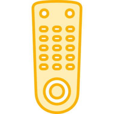 Uzaktan kumanda. Web simgesi vektör illüstrasyonu