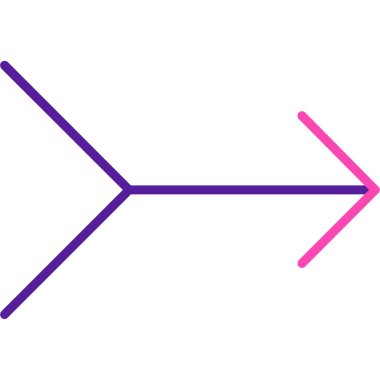 ok simgesi vektör illüstrasyonu