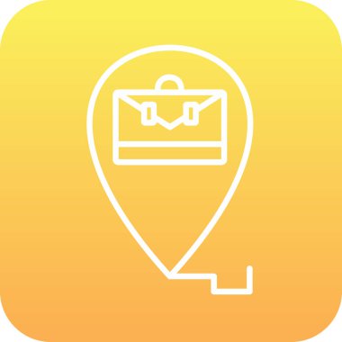 konum haritası simgesi, vektör illüstrasyonu