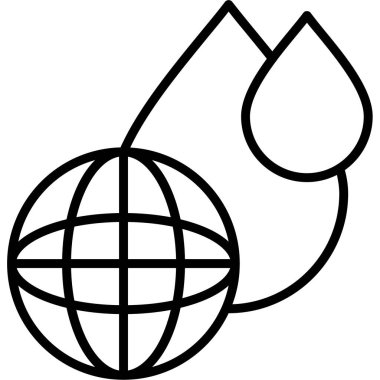 Toprak küresi dünya ikonu