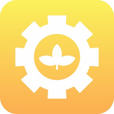 Bir dişli simge çizimi