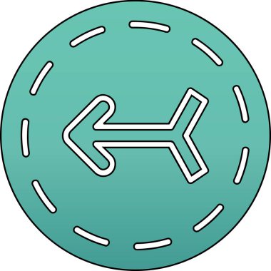 yol işareti vektör simgesi