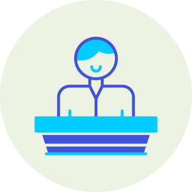 İş. Web simgesi basit illüstrasyon