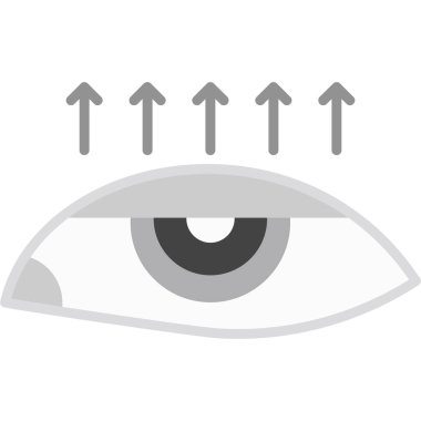 Göz simgesi vektör illüstrasyonu