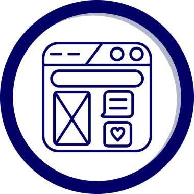 Mutfak. Web simgesi basit tasarım