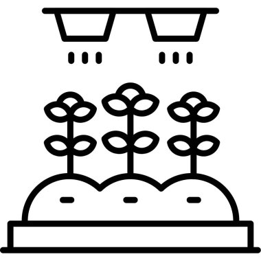 bitki bahçesi simgesi ana hatları ile