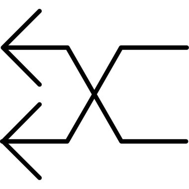 ok simgesi, vektör illüstrasyonu