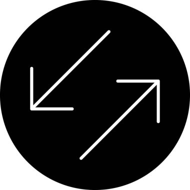 ok simgesi, vektör illüstrasyonu